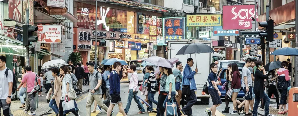 Street in Hong Kong